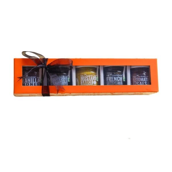 The Gourmet Jar The Mini Happiness Box 195g| 100% Natural & No Preservatives| Combo Gift Box| Valentine Gift| Box of 5| For chefs, food enthusiats & homecooks