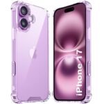 TheGiftKart Crystal Clear Back Cover Case for iPhone 17 | 360 Degree Protection | Shock Proof Design | Transparent Back Cover Case for iPhone 17 (PC & TPU, Transparent Bumper)