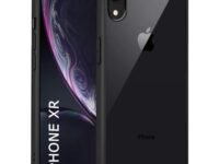 TheGiftKart Ultra-Hybrid Crystal Clear Back Cover Case for iPhone XR | Slim Fit Shockproof Design | Camera & Screen Protection Bumps | Transparent Back (PC & TPU | Black Bumper)