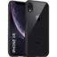 TheGiftKart Ultra-Hybrid Crystal Clear Back Cover Case for iPhone XR | Slim Fit Shockproof Design | Camera & Screen Protection Bumps | Transparent Back (PC & TPU | Black Bumper)