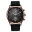 Titan Neo Splash Quartz Multifunction Black Dial Black Leather Strap Watch for Men - NT1805QP01