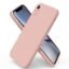 Tobfit Silicone Phone Case Compatible with iPhone XR, Full-Body Protective Smart Phone Back Cover for Women Men, Durable Anti-Scratch Shockproof Phone Cover for iPhone XR Case 6.1 Inch(Pink Sand)