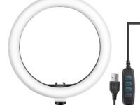 Tygot 10" Portable LED Ring Light with 3 Color Modes Dimmable Lighting | for YouTube | Photo-Shoot | Video Shoot | Live Stream | Makeup & Vlogging | Compatible with iPhone/Android Phones & Cameras