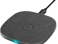 UNIGEN UNIPAD Wireless Charger Pad | 15W Type-C PD | Qi Certified | for iPhone 13/12/11/XS/X/8/SE, Galaxy S20+/Note10/Note10+/S10/S10Plus/S10E/Note9/S9, One-Plus 9 Pro Black
