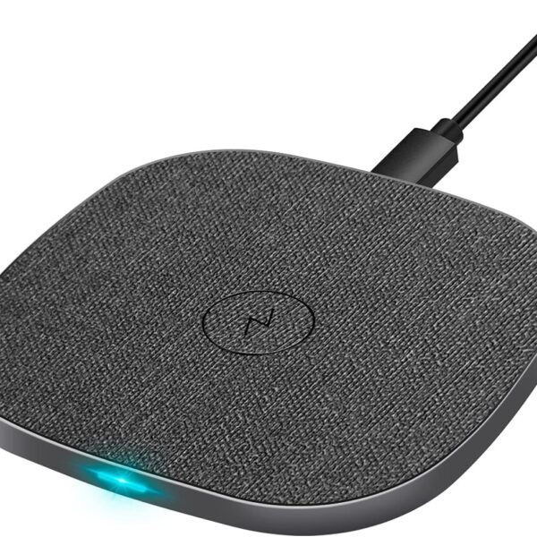 UNIGEN UNIPAD Wireless Charger Pad | 15W Type-C PD | Qi Certified | for iPhone 13/12/11/XS/X/8/SE, Galaxy S20+/Note10/Note10+/S10/S10Plus/S10E/Note9/S9, One-Plus 9 Pro Black