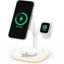 UNIGEN® MAGTEC 500 4in1 23W Foldable Mag-Safe Charger for iPhone 17/16 Plus/17/16 Pro/17/16 Pro Max,15/15 Plus/15 Pro/15 Pro Max,14/13/12 Series, AirPods 3rd/2nd, Series 9/8/7/6/5/4/SE LED Lamp-White