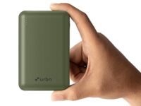 URBN 20000 mAh Premium Nano Power Bank | 22.5W Super Fast Charging | Smallest Power Bank | Dual Type C Power Delivery (PD) Output + 1 USB Output for Quick Charge | Two-Way Fast Charge (Camo)