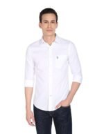 U.S. Polo ASSN. Tailored Fit Formal Shirts for Men - 100% Cotton, Full Sleeve Mens Casual Shirts