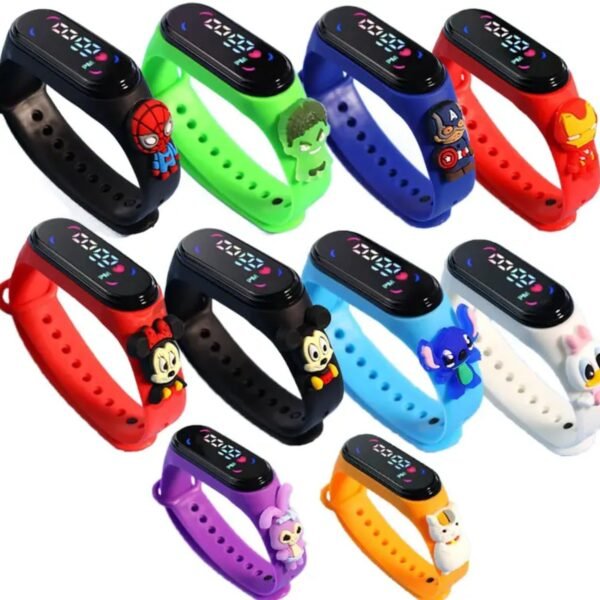 VRB Dec 10pcs Return Gifts for Birthday/Return Gift for Kids,Return Gift for Age 6-10,6-12 Used for Kids,Birthday Return Gift for Children. (10 Pcs - Digital Watch), Assorted