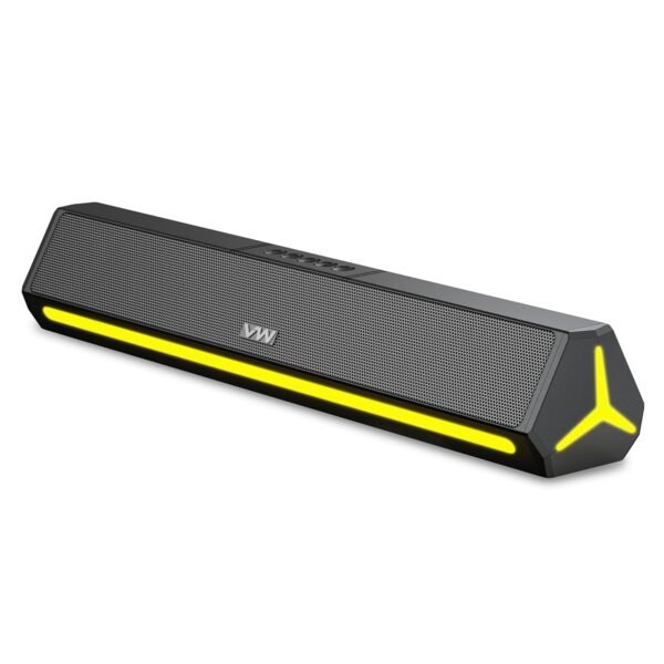 VW Chaser Bar | 30W Bluetooth SoundBar | 2.0 Channel | Multiple Connectivity & Sleek Design (Black)