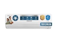 Voltas 1 ton 3 Star,New star rated, Inverter Split AC (Copper, Convertible 5-in-1 Cooling Mode, 2-Way Air Swing, Anti-dust Filter with Anti Microbial Coating, Auto Clean (123INV CAM, White)