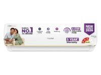 Voltas 1.5 ton 3 Star, New star rated, Inverter Split AC (Copper, Convertible 6-in-1 cooling modes, Ai Enabled, 4-way Swing, Sleep Mode, Auto Clean (183INV VERTIS AI ZEST GOLD, White)