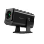 WZATCO Yuva Go Pro Fully Automatic Native 1080P Projector 4k Ultra HD, 12000 Lumens, Android 14, Rotatable Design, Room Home Cinema, ARC, Black
