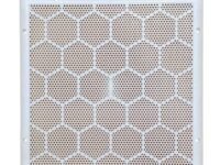 Wall Air Hole Closer/Circle Air Cowl/Air Vent Grille Cover Ducting/Mosquito Net/Dust Controller White / 12 Inch Square Size - Pack of - 1