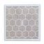 Wall Air Hole Closer/Circle Air Cowl/Air Vent Grille Cover Ducting/Mosquito Net/Dust Controller White / 12 Inch Square Size - Pack of - 1
