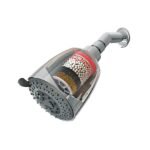 WaterScience Multi Flow Shower Filter for Bathroom | Hard Water Softener for Home | for Borewell/Tanker Water - CLEO-SFM-419