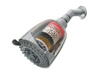 WaterScience Multi Flow Shower Filter for Bathroom | Hard Water Softener for Home | for Borewell/Tanker Water - CLEO-SFM-419