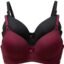 Women's Nylon Lycra Lightly Padded Full Coverage Wirefree T-Shirt Bra Combo Pack of 2