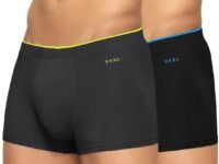 XYXX Men's Uno Micromodal Antimicrobial Trunks | Snug Fit, 4-Way Stretch & No-Marks Waistband Underwear for Men Combo (Pack of 2)