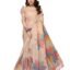 Yashika Women's Chanderi Floral Digital Print Chandheri Saree with Unstitched Blouse Material