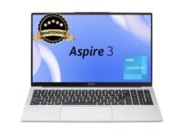 acer Aspire 3, Intel Core Celeron N4500, 12GB LPDDR4X RAM, 512GB SSD, HD, 15.6"/39.62cm, Windows 11 Home, Pure Silver, 1.5KG, A325-45, Thin and Light Laptop