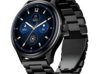 boAt Lunar Discovery Neo, 1.39" (3.5 cm) Round HD Display, Premium Metallic Finish, Animated Watchfaces, 100+ Sports Mode, Bluetooth Calling, Smart Watch for Men & Women (Steel Black)