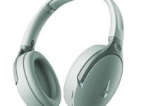 boAt Rockerz 551ANC, 100HRS Battery, Hybrid ANC(~35dB), Fast Charge, Ambient Sound Mode & Dual EQ Modes, ENx Tech, Bluetooth Headphones, Wireless Headphone with Mic (Sage Green)