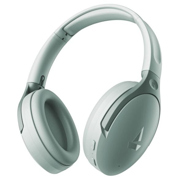boAt Rockerz 551ANC, 100HRS Battery, Hybrid ANC(~35dB), Fast Charge, Ambient Sound Mode & Dual EQ Modes, ENx Tech, Bluetooth Headphones, Wireless Headphone with Mic (Sage Green)