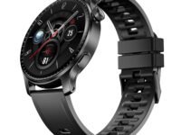 boAt Ultima Prime smartwatch with 1.43” AMOLED Display, AOD, Personalized Fitness Nudges, Functional Crown,100+ Sports Modes, Create Your Own Watchface, smartwatch for man and Woman (Onyx Black)