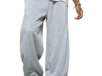 dockstreet Straight Wide fit Long Length Trouser Style Drawstring Trackpant for Men/Trending Sporty Style, Relaxed Casual Pants for Men