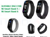 iTronix Replacement Magnetic USB Charger for Mi Smart Band 5 / Mi Smart Band 6 (Black)