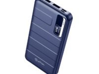 pTron Dynamo Nitro 10000mAh 12W Power Bank, Dual USB Charging Ports, 2 Input Ports Type-C & Micro USB Input, Made in India, Multiple Layers of Protection & BIS Certified (Blue)