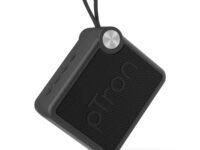 pTron Funk Rap 10W Mini Bluetooth Speaker with Pristine Sound, 8 Hours Playtime, Multi-Playback Modes-BT5.4/TF Card/USB, Front Metal Grill, Type-C Fast Charging, Multi-function Control Buttons (Black)