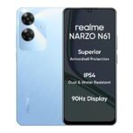 realme NARZO N61 (Voyage Blue,6GB RAM+128GB Storage) 90Hz Eye Comfort Display | IP54 Dust & Water Resistance | 48-Month Fluency | Charger in the Box