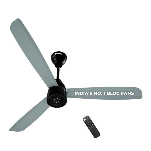 atomberg Renesa Enzel 1200mm BLDC Ceiling Fan with Remote | 5 star | Advance Air+ Technology | LED Speed Indicator | Low Noise | Sleek Design | Power Saving | 3 Year Warranty | Misty Teal
