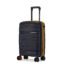 Nasher Miles Cannes Hard-Sided Polypropylene Cabin Luggage 20 inch | 55cm | 8 Wheels Small Trolley Bag for Travel | Suitcase (Navy Blue Yellow)