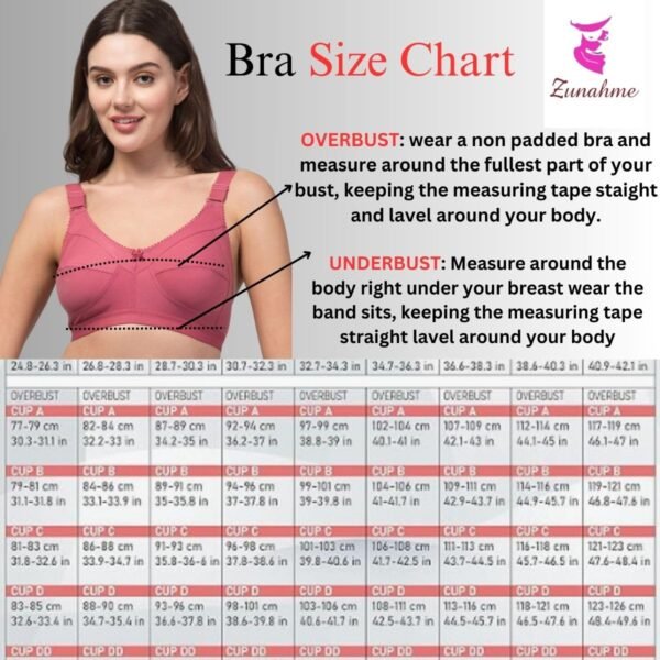 Women's Cotton Full Coverage Non-Padded Wirefree T-Shirt Bra Combo