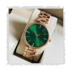 styledose Women Analogue Wrist Watches for Women's & Girls&Miss&Ladies Diamond Studded Dial Rosegold Colored Stylish Bracelet Strap
