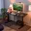 Green Soul Imperium Height Adjustable Table for Office Work | Everyday Ergonomic Desk with One Piece Top | Advance Memory Preset|3 Yr Warranty | Installation Provided (Carbon Black) Engineered Wood