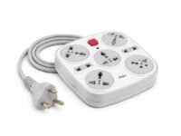 7 Socket Extension Board with Switch | 5 Universal 3‑Pin + 2 Two‑Pin Sockets | 2.5 Meter Heavy Duty Power Strip | Multi Plug Spike Guard Extension Board for Home, Office & Appliances