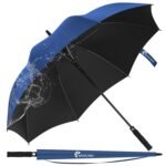 ANYCHO 60inch Big Umbrella for man, Auto Open Golf Rain Umbrella with cover, Windproof, Waterproof and UV Protection Umbrella Big Size for 2-3 Men, Women and Family (Black)