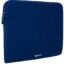 Amazon Basics Laptop Sleeve Case Cover Pouch for 15-Inch, 15.6-Inch Laptop for Men & Women | Slim Profile Neoprene, Soft Puffy Fabric Lining, 360° Protection, Smooth & Premium Zipper (Blue)