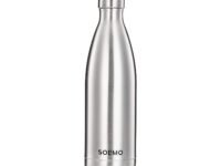 Amazon Brand - Solimo Stainless Steel Insulated 24 Hours Hot or Cold Bottle Flask, 1000 ml, Silver