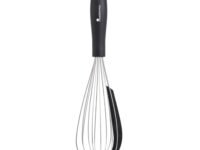 BERGNER Master Pro 2-in-1 Stainless Steel Balloon Whisk for Kitchen (Black)