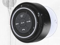 Bluetooth Waterproof Shower Speaker, Portable Wireless Speaker with Suction Cup Small Speakers Teen Gift Ideas, for Shower, Bathroom, Pool, Beach