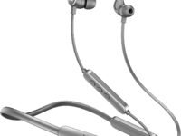 Boat Rockerz 255 Pro Plus 60 Hour Battery Fast Charging IPX7 Dual Pairing Low Latency Magnetic Earbuds In-Ear Bluetooth Lanyard Wireless Microphone Earbuds (Cosmic Grey )