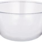 Borosil Glass Mixing & Serving Bowl, Oven & Microwave Safe Bowl, 1.7 L, Borosilicate Glass, Clear