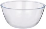 Borosil Glass Mixing & Serving Bowl, Oven & Microwave Safe Bowl, 1.7 L, Borosilicate Glass, Clear