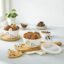 CELLO Opalware Mixing Bowl Set with Premium Lid, Yellow Blossom, 2 Units, 500 ml Each, White