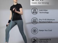 CHKOKKO Gym Tshirt for Women Workout Dry Fit t Shirt Sports Tshirt Lightweight Round Neck Breathable Half Sleeve Activewear Mesh Running Yoga Tops for Woman